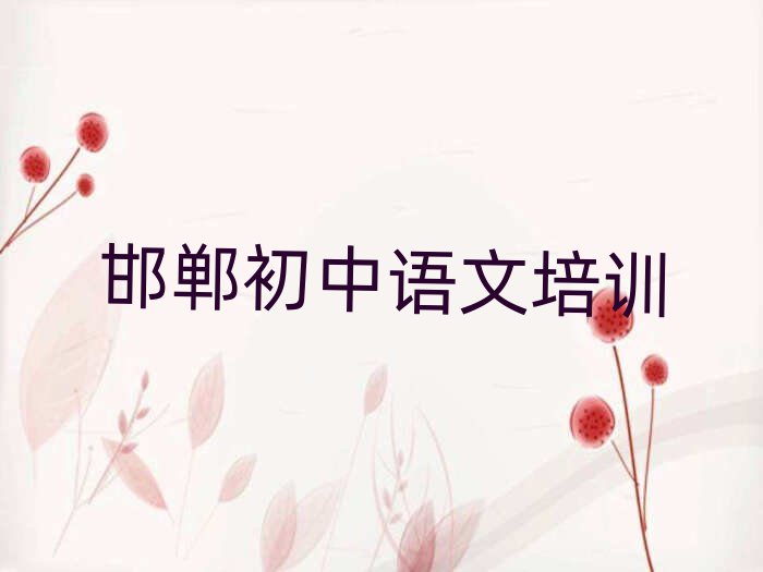 邯郸初中语文培训机构报名培训去哪,快来看看