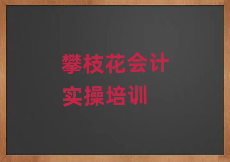攀枝花东区会计做账学会计做账便宜的学校排名一览表