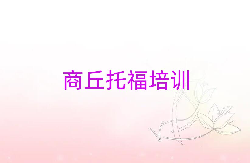 商丘睢阳区比较出名的托福培训学校