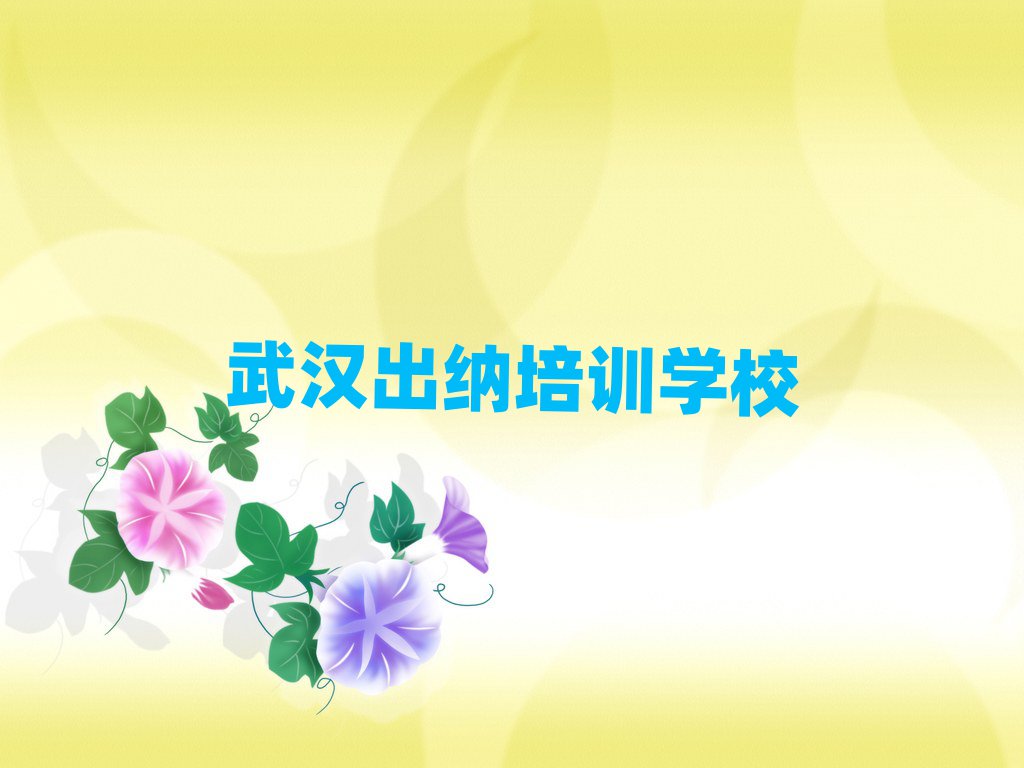 武汉新洲区出纳培训期最长多久