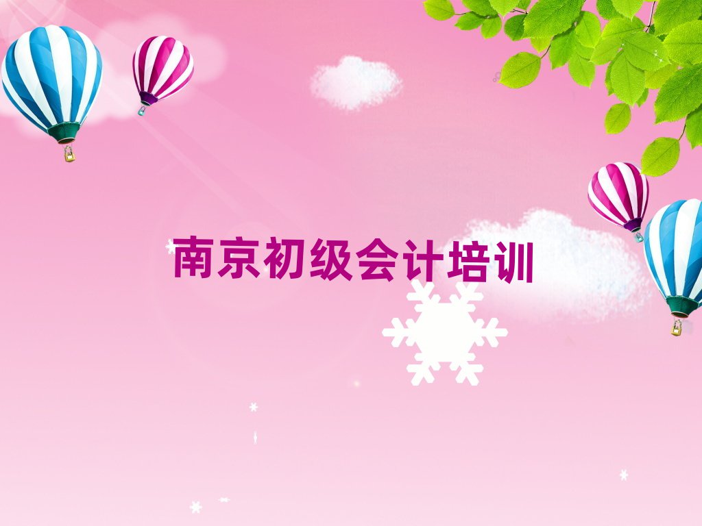 2025年南京市正规初级会计班有哪些名单一览