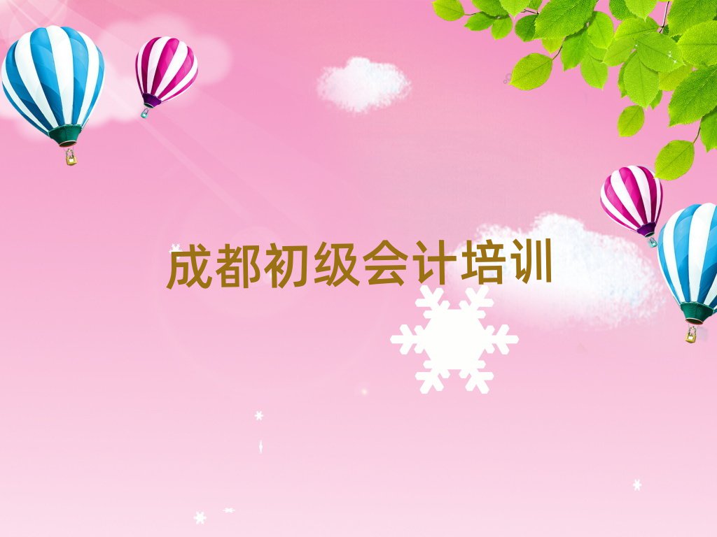 成都锦江区学初级会计一般学费多少钱一个月