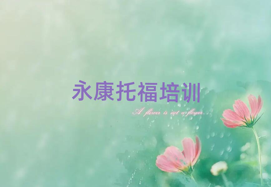 永康学托福报什么班排名前十