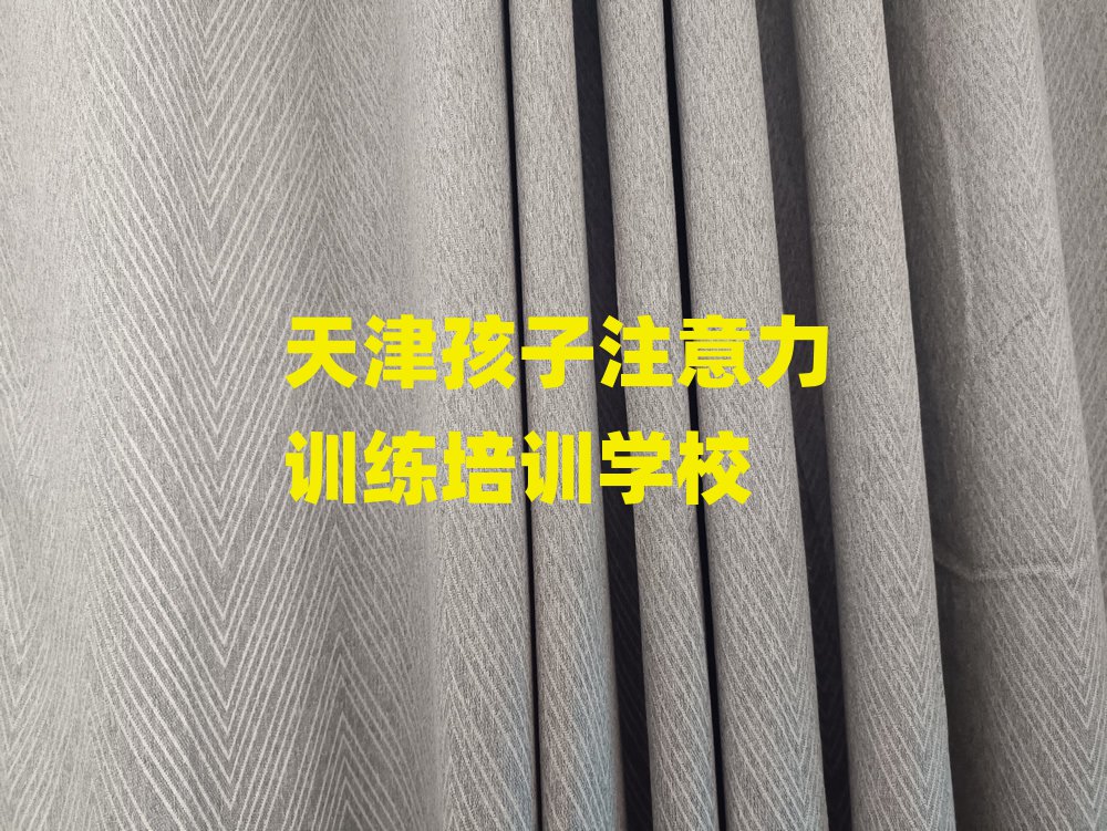 天津北辰区孩子注意力训练培训网络在线课程