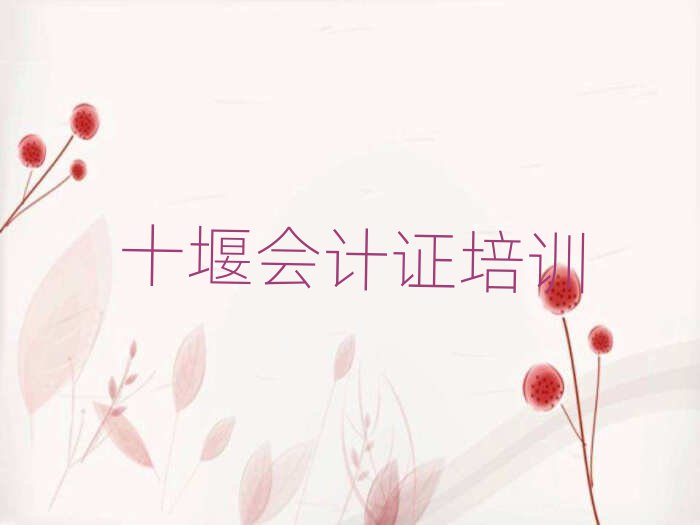 十堰张湾区学习会计证名单榜首一览