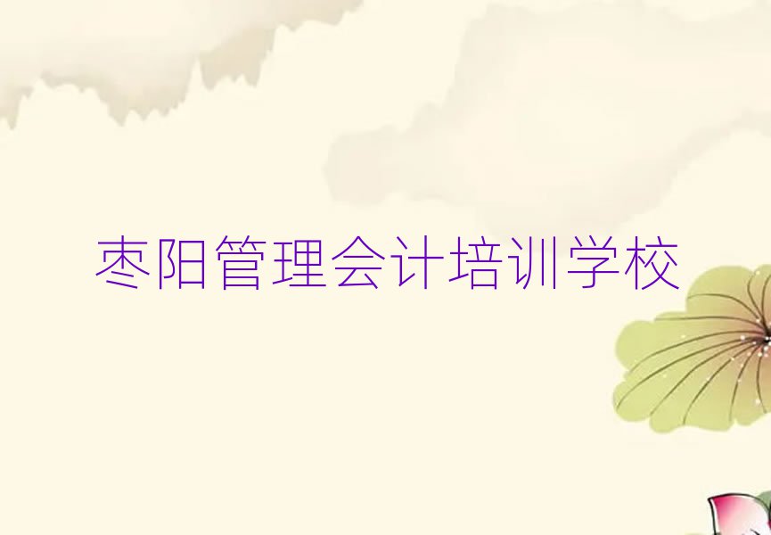 2月枣阳管理会计培训费用排名前十