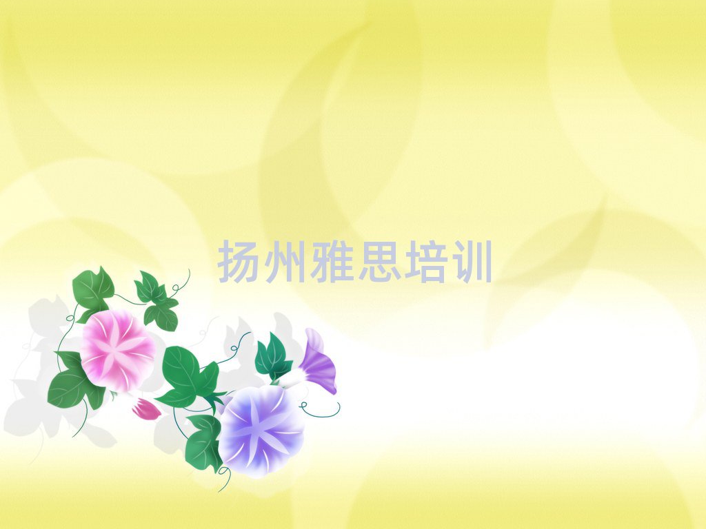 扬州广陵区雅思培训价格