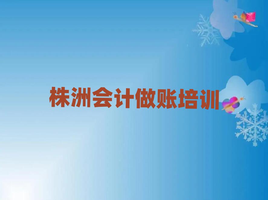 2025年株洲芦淞区会计做账有哪些有名的会计做账培训班十大排名