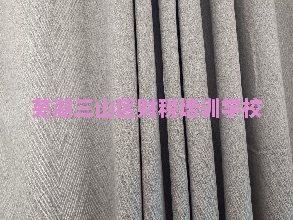 2025年芜湖三山区正规财税机构