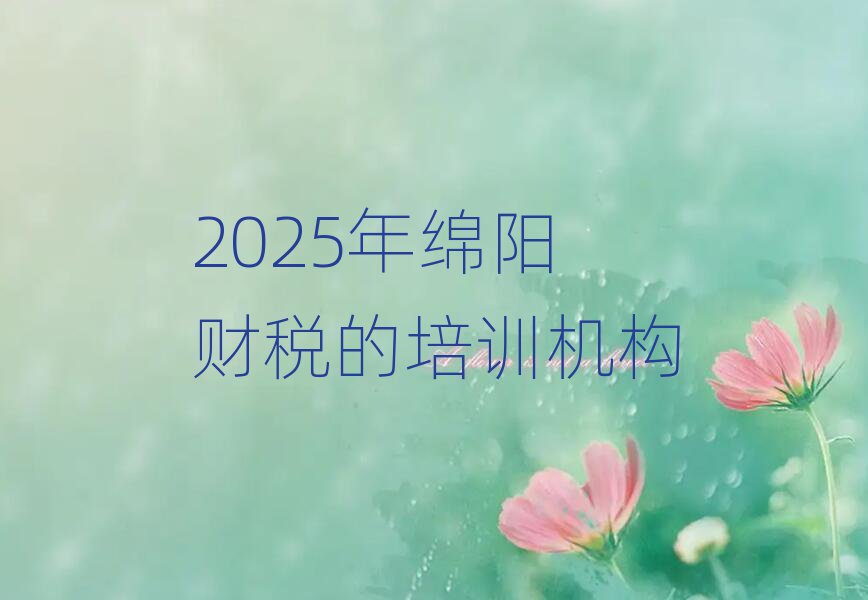 2025年绵阳财税的培训机构