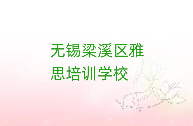 2025年无锡梁溪区雅思培训的课程都有哪些