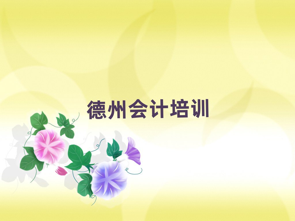 2025年德州陵城区会计口碑好的会计培训班推荐哪家