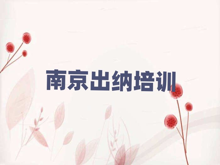 南京雨花经济开发区出纳培训价格排名top10