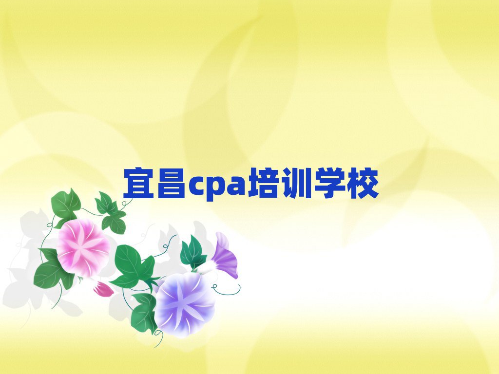 5月宜昌伍家岗区网上cpa课程