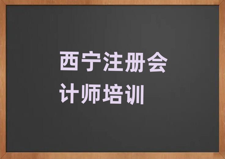 2025年西宁到哪里学注册会计师好精选名单推荐