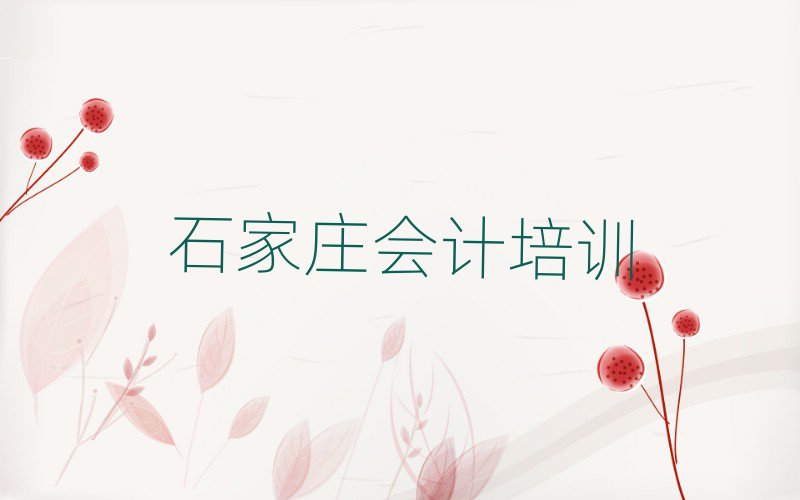 石家庄栾城区会计最好的会计培训在哪里